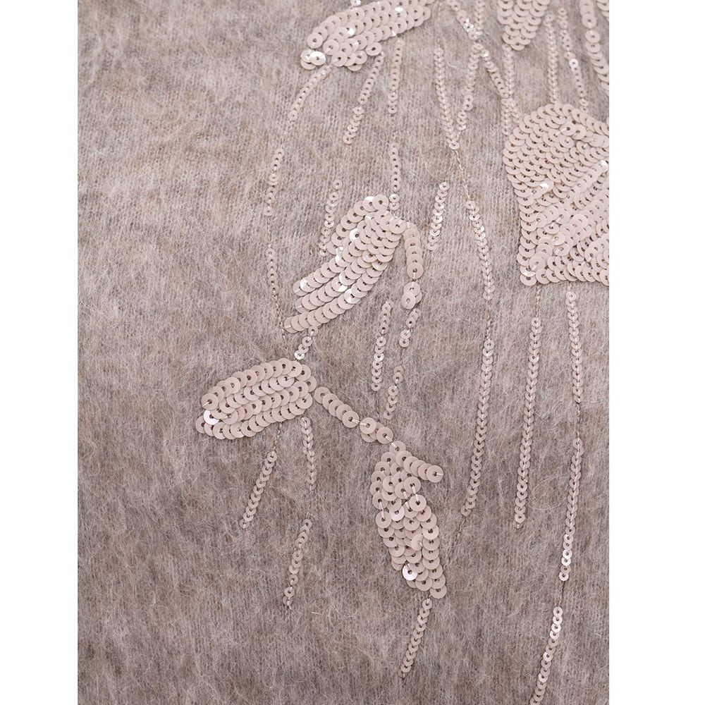 Brunello Cucinelli Beige Cashmere Sweatshirt