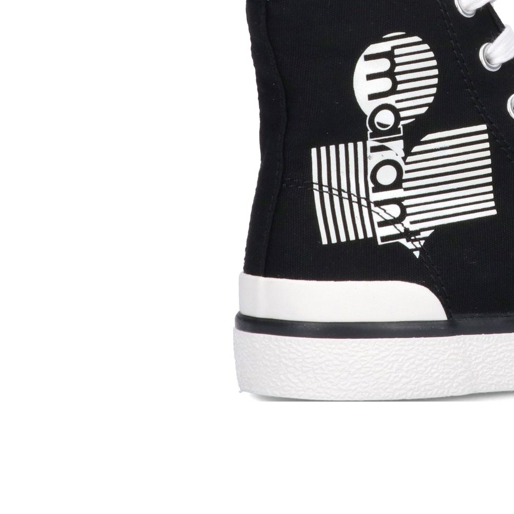 Isabel Marant Black Canvas High Top Sneakers