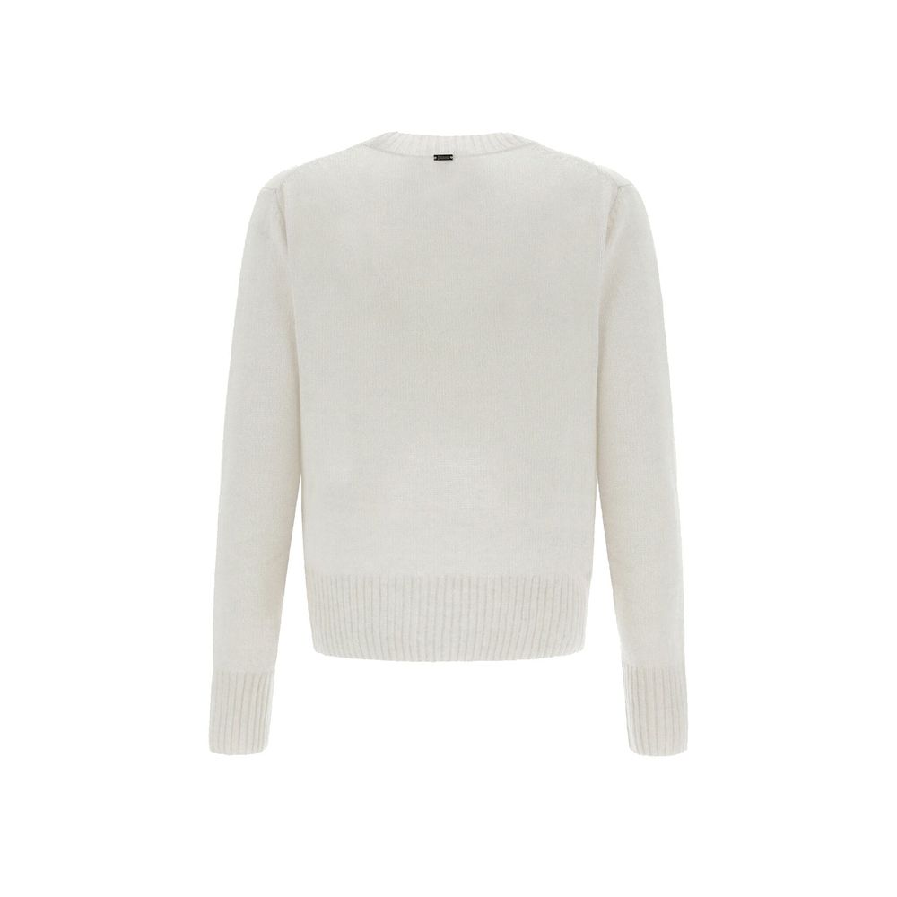 Herno White Cashmere Cashmere Sweater