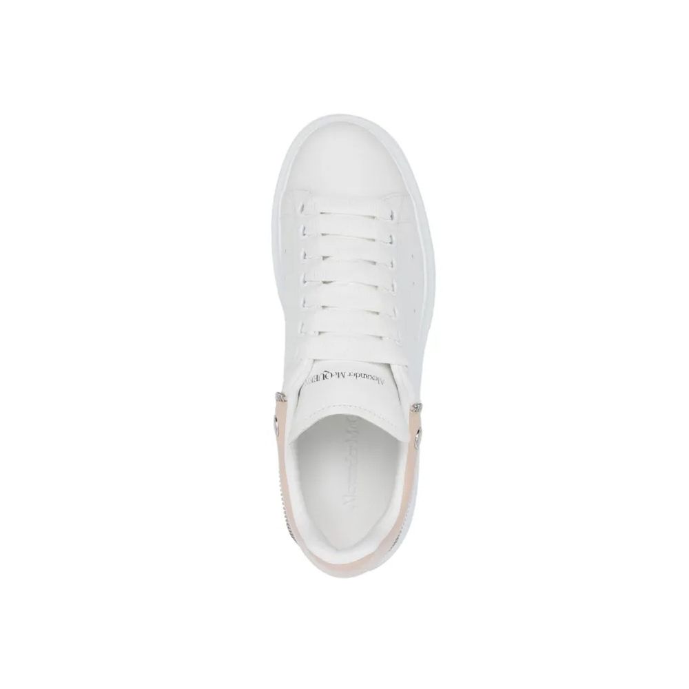 Alexander McQueen White Calfskin Chunky Sneakers