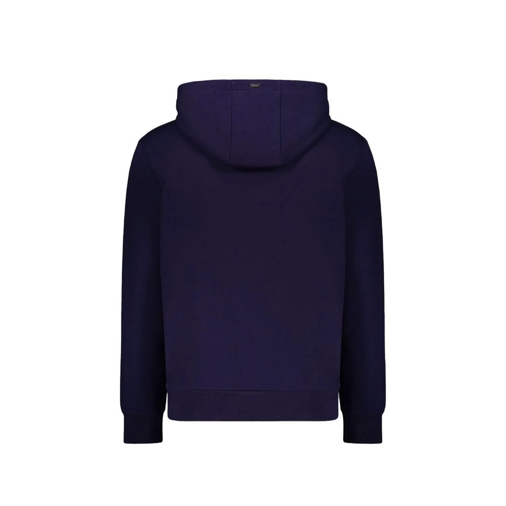 Herno Blue Cotton Sweatshirt