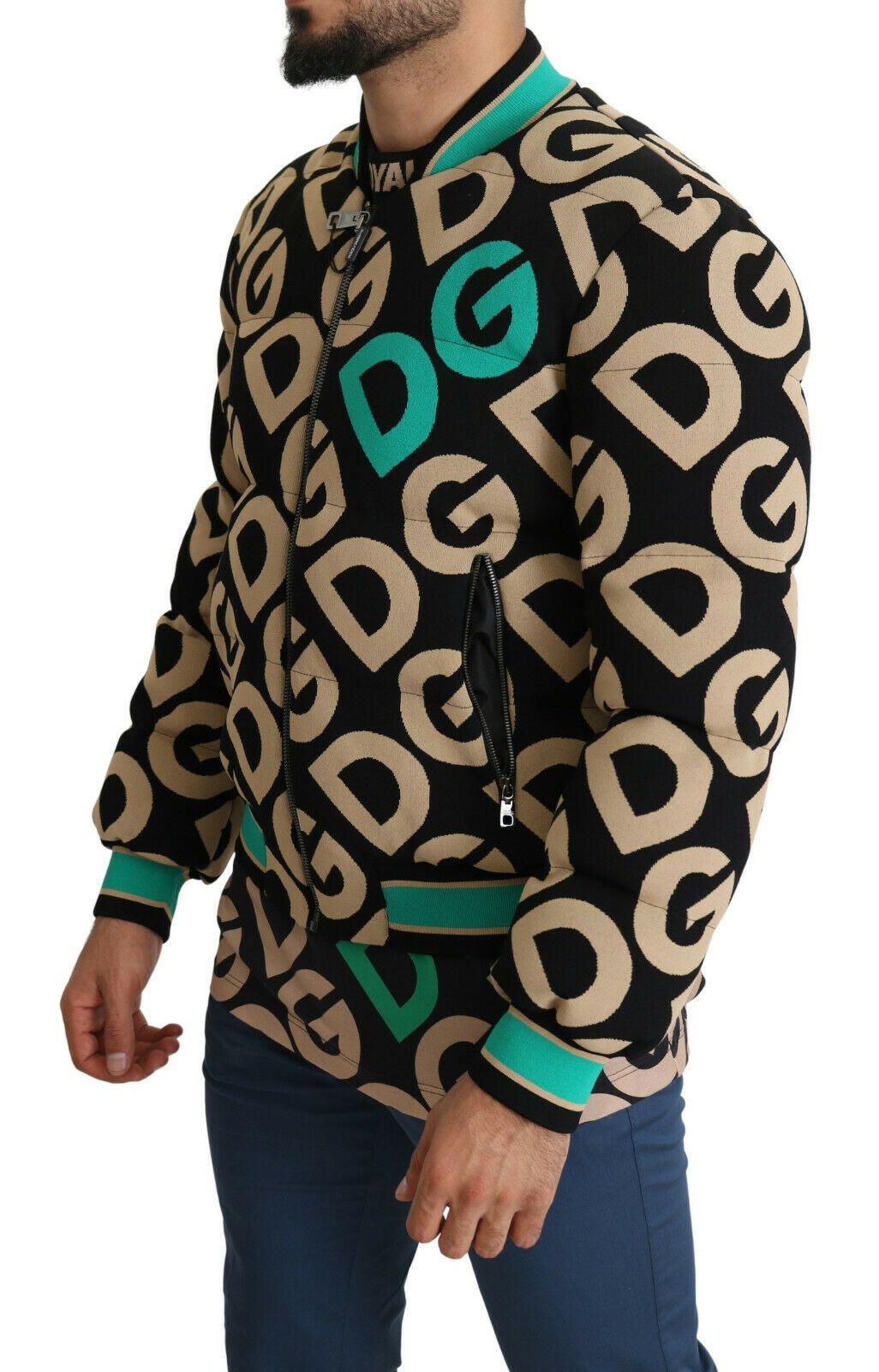 Dolce & Gabbana Multicolor DGMILLENNIALS Logo Print Jacket