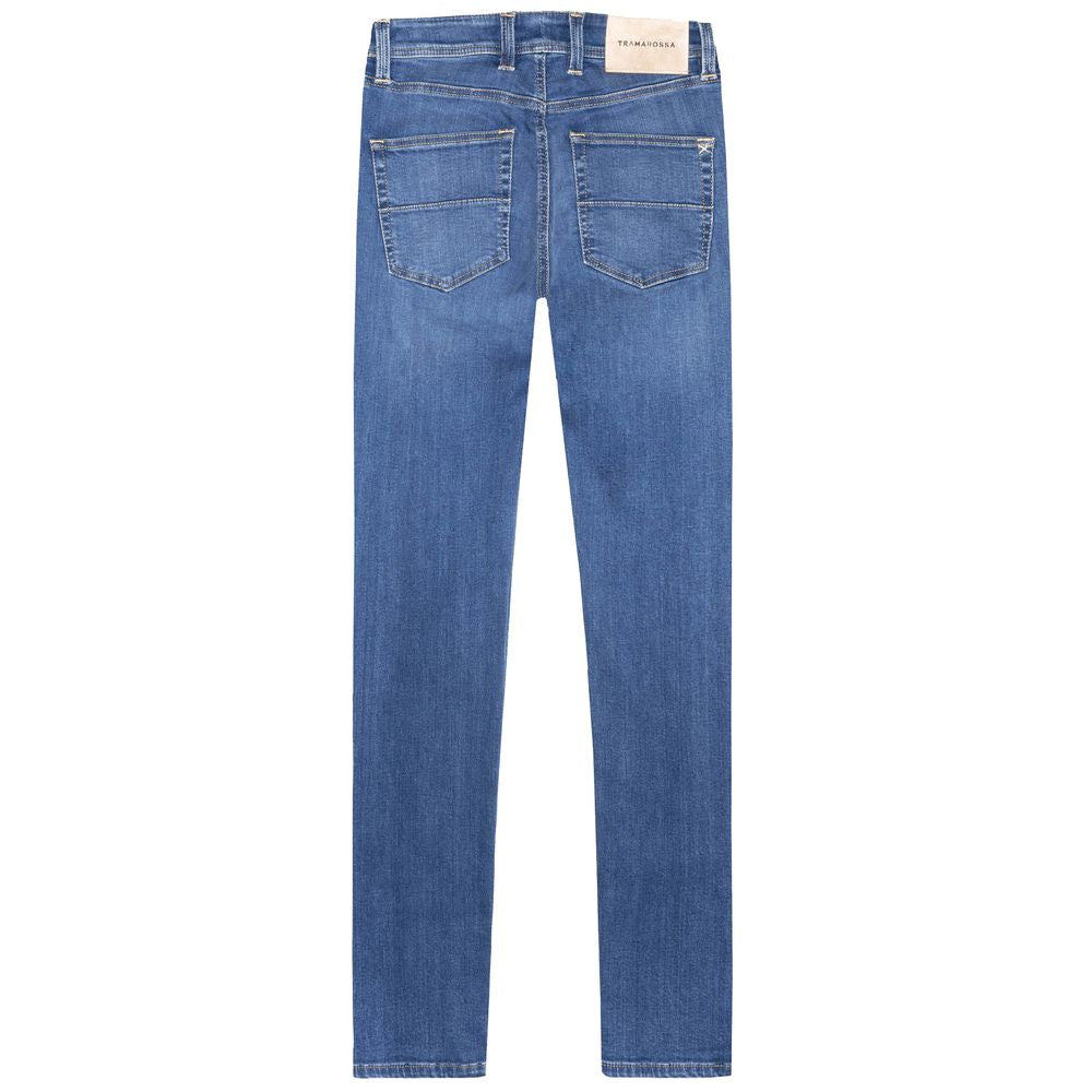 Tramarossa Blue Cotton Jeans Denim