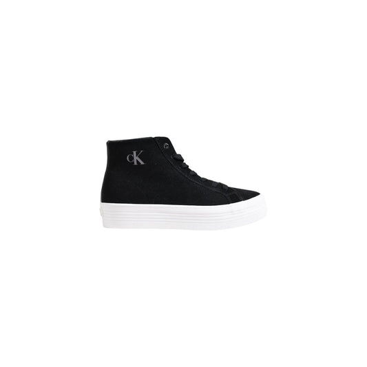 Calvin Klein Jeans Black Suede Leather Sneaker