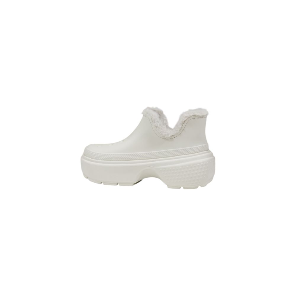 Crocs White Croslite Ankle Boots