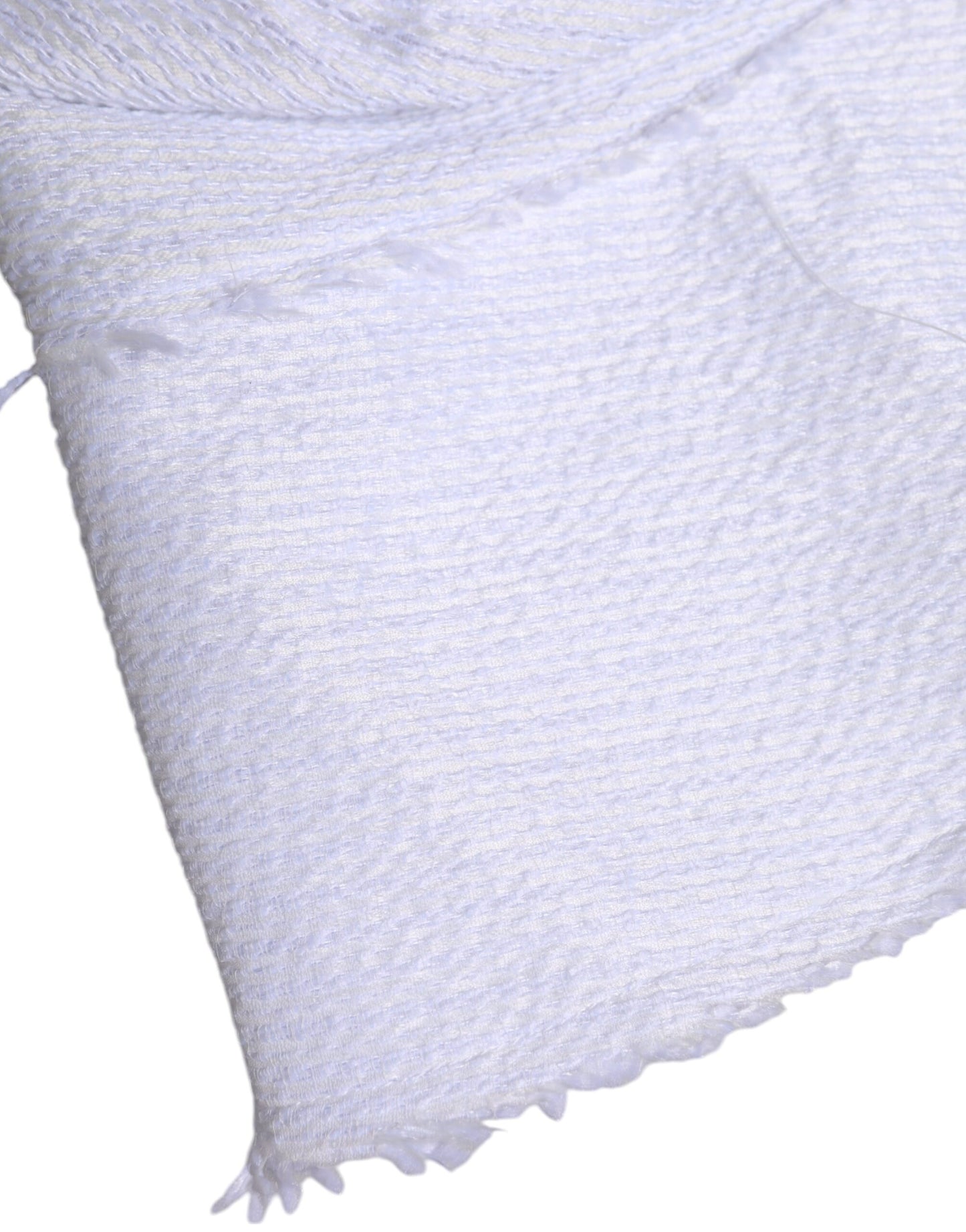 Dolce & Gabbana White Polyester Wide Brim Bucket Hat