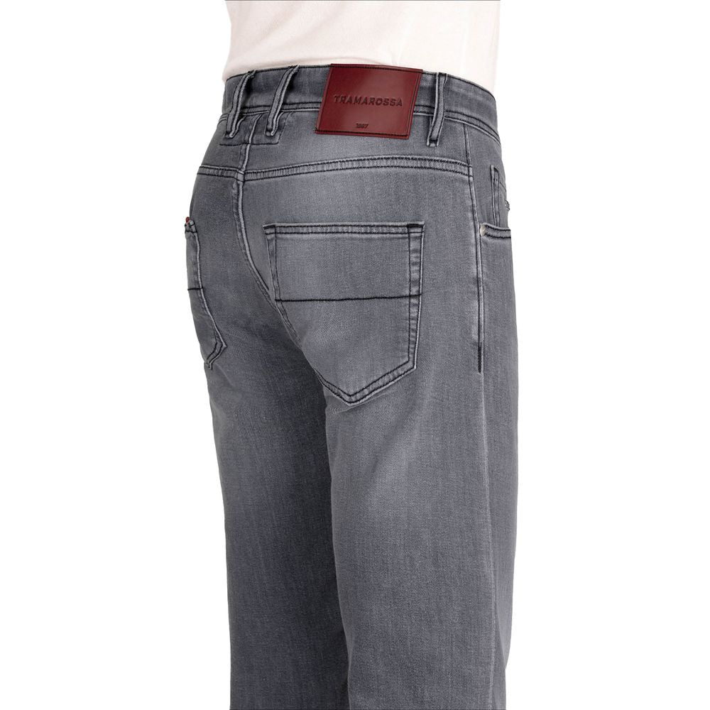Tramarossa Gray Cotton Jeans Denim