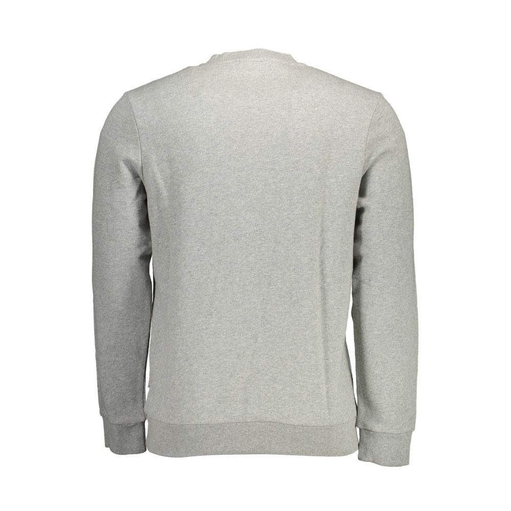 Napapijri Gray Cotton Sweatshirt