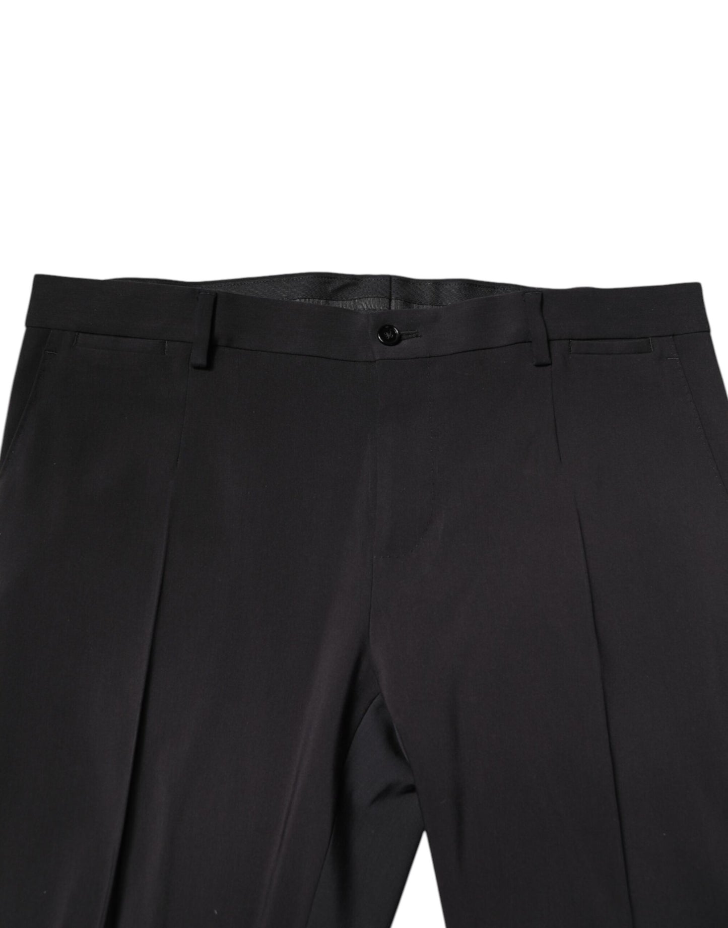 Dolce & Gabbana Black Wool Single Breasted 2 Piece Suit