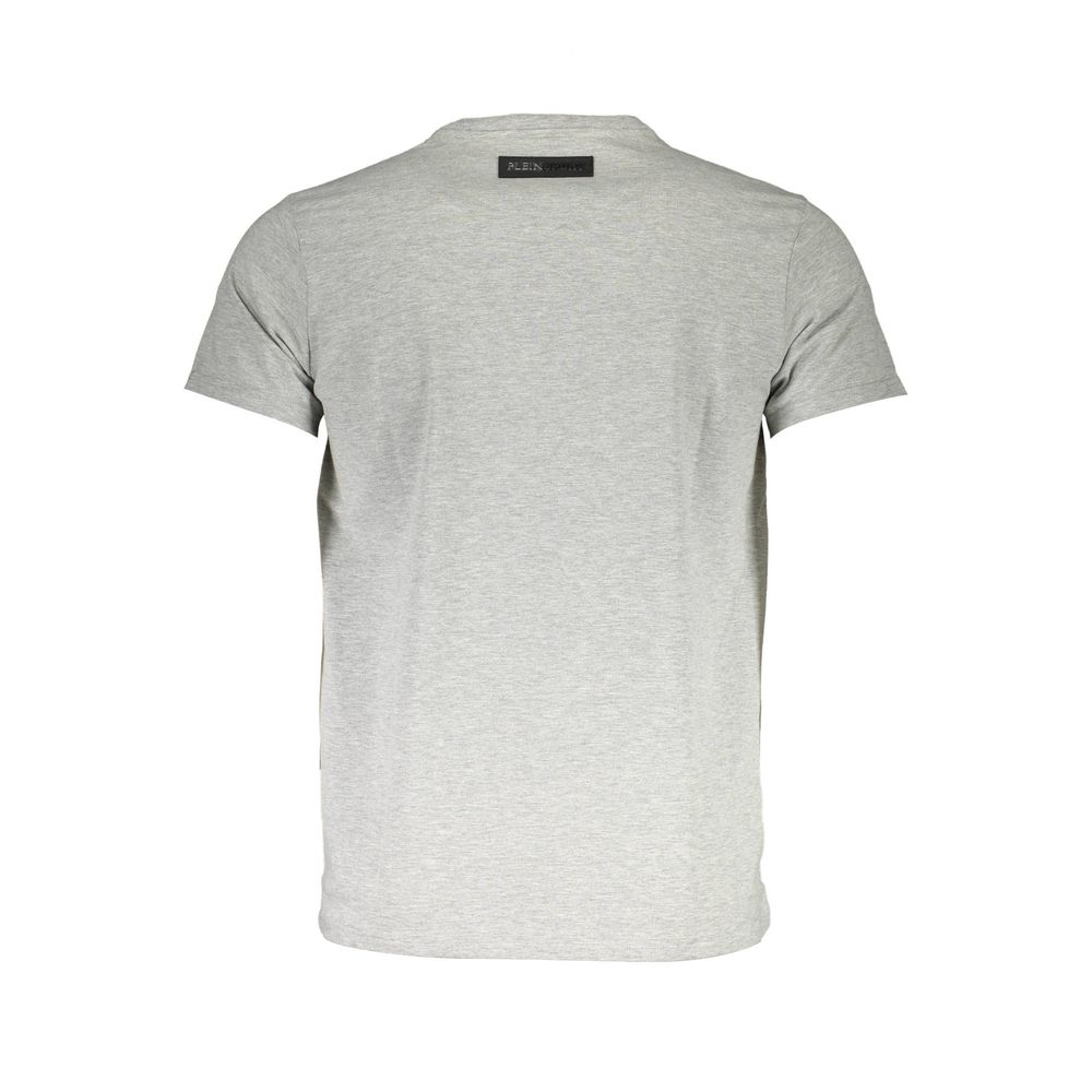 Plein Sport Brown Cotton Men T-Shirt