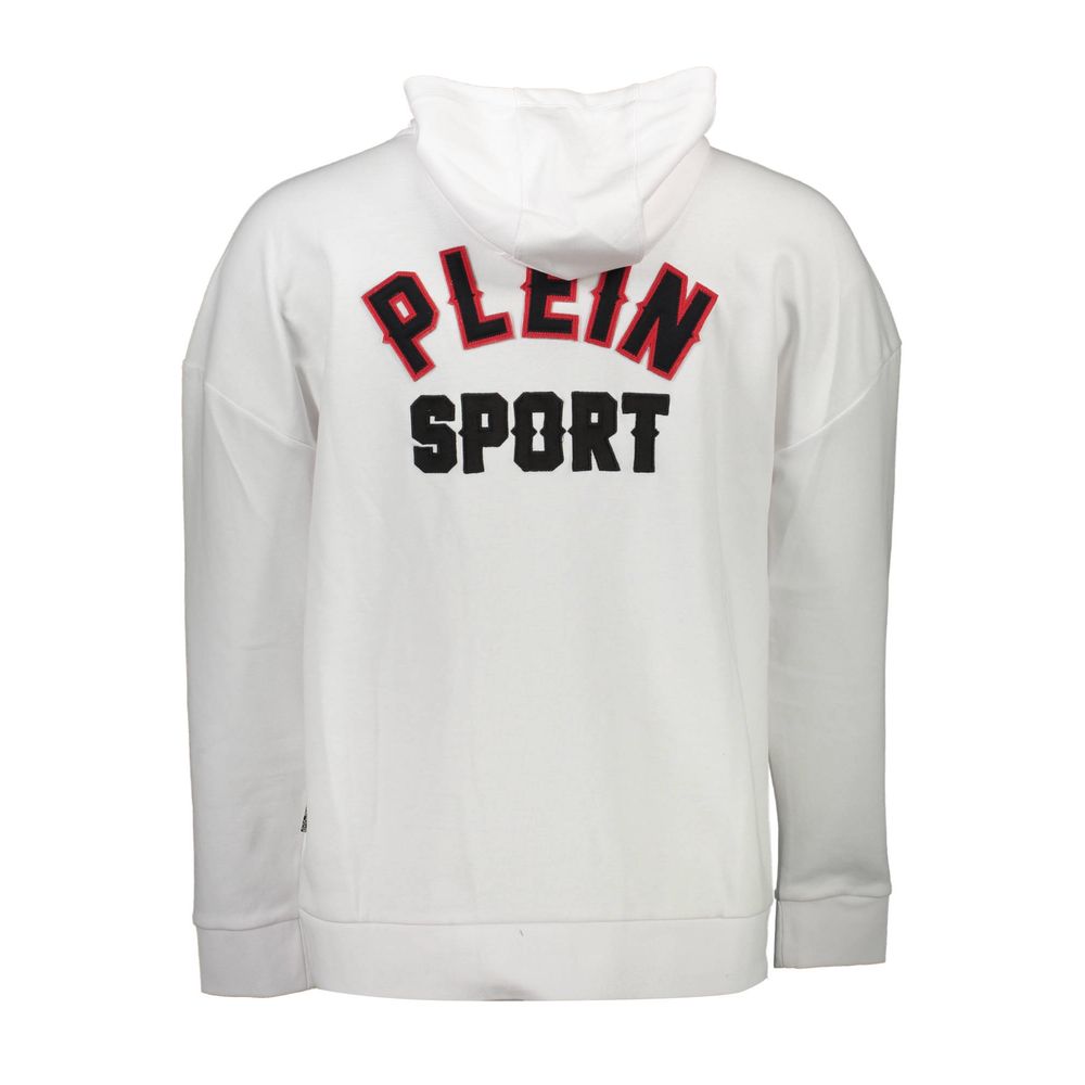 Plein Sport White Cotton Sweatshirt