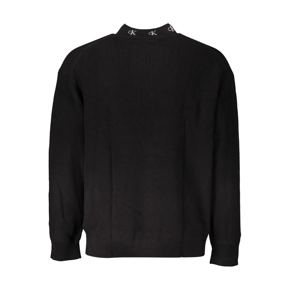 Calvin Klein Black Cotton Sweater