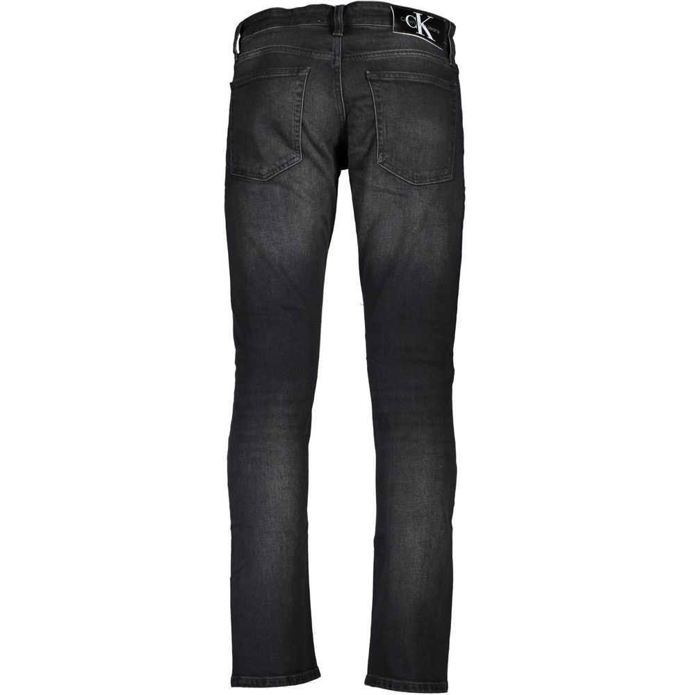 Calvin Klein Black Cotton Jeans Denim
