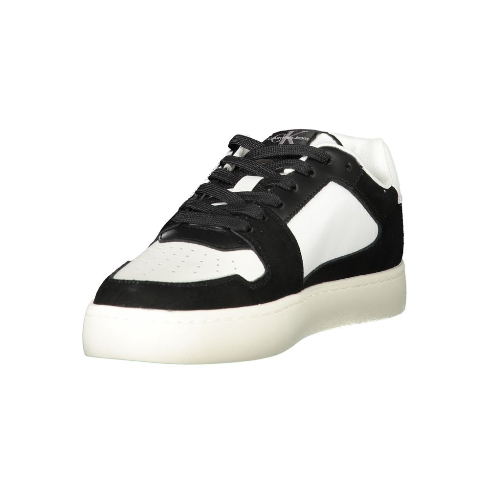Calvin Klein White Polyester Men's Sneaker