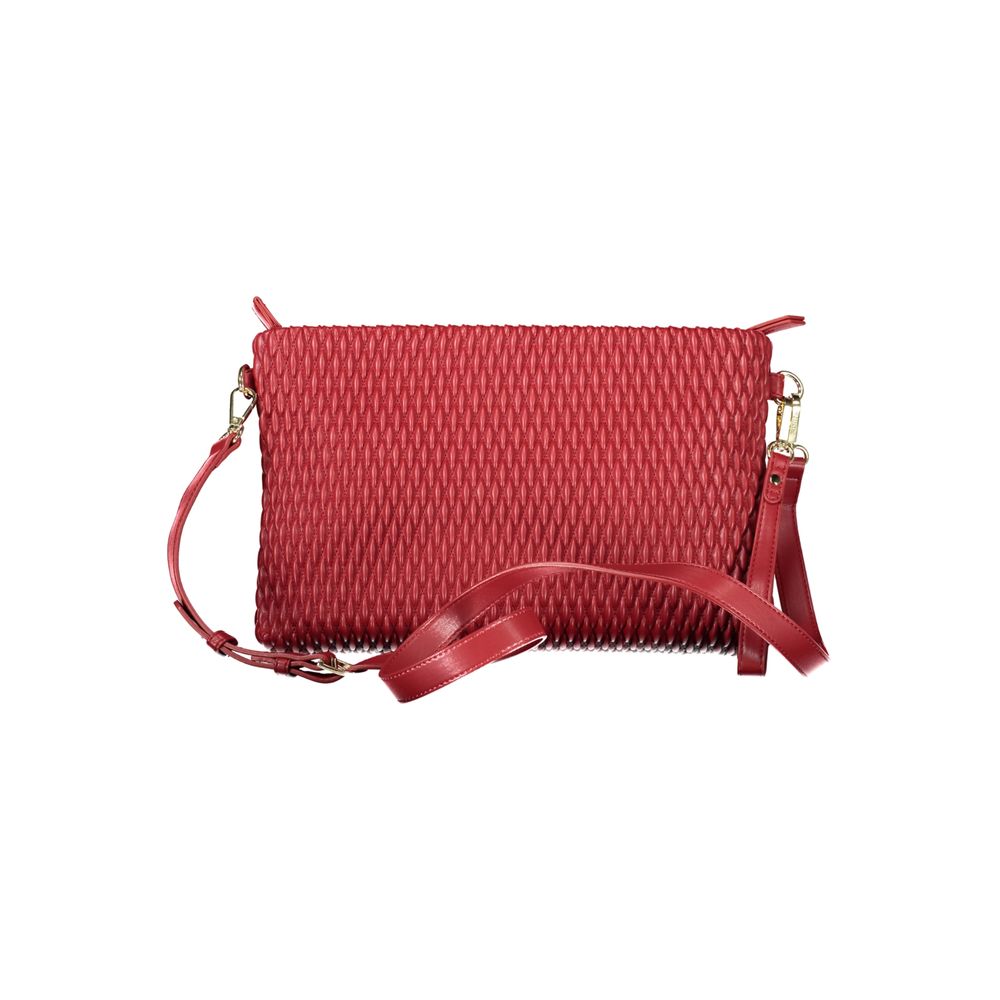Mario Valentino Red Polyethylene Women Handbag