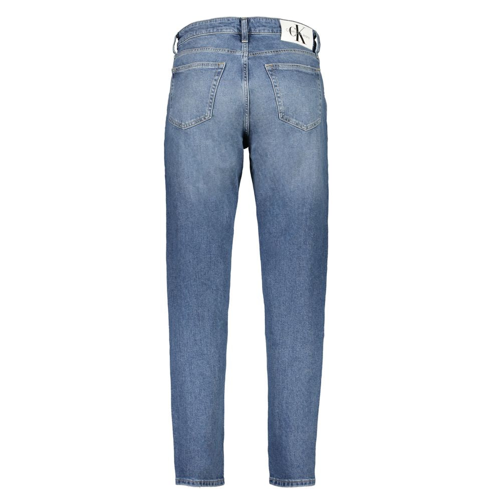 Calvin Klein Blu Cotton Men's Tapered Jean