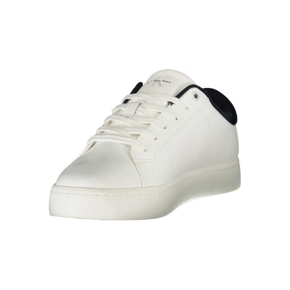 Calvin Klein White Leather Men Sneaker