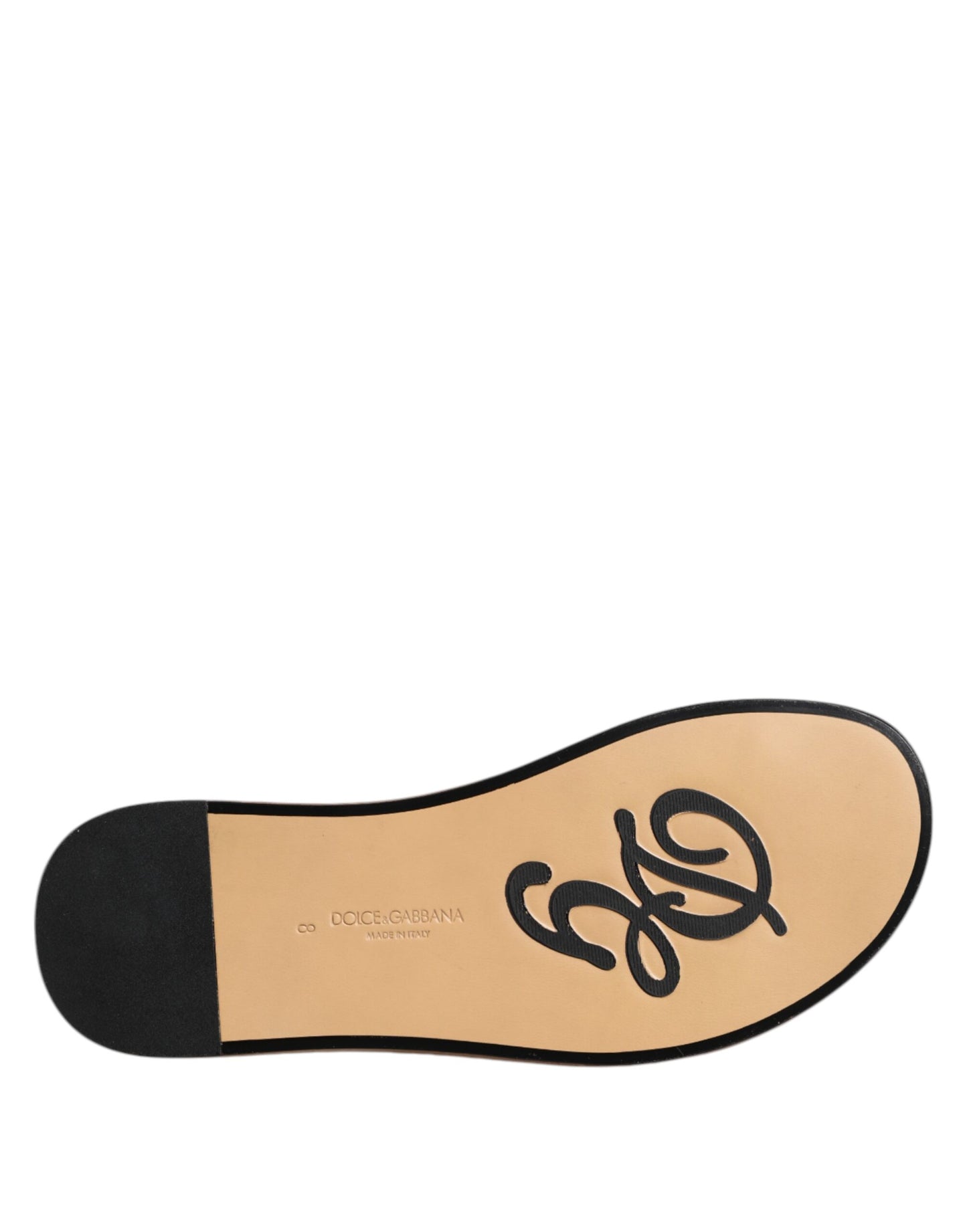 Dolce & Gabbana Black Monochrome Braided Raffia Slides Shoes