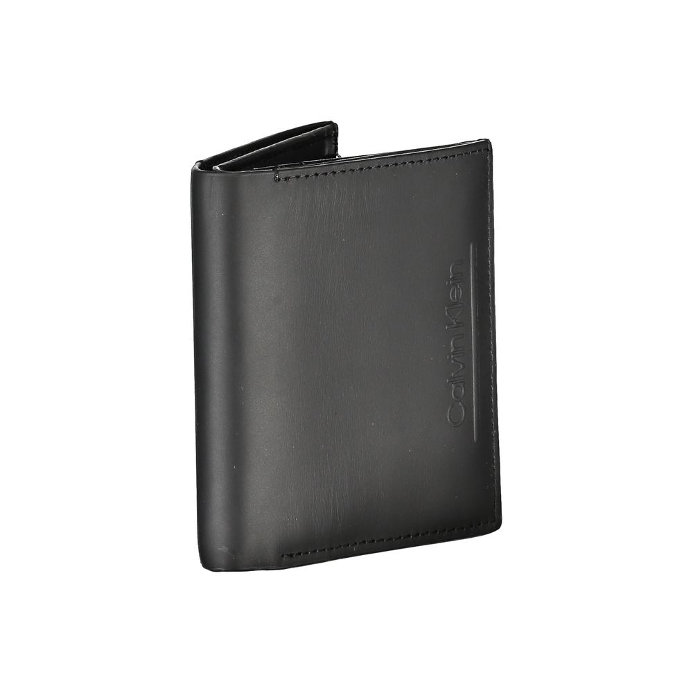 Calvin Klein Black Leather Men Wallet