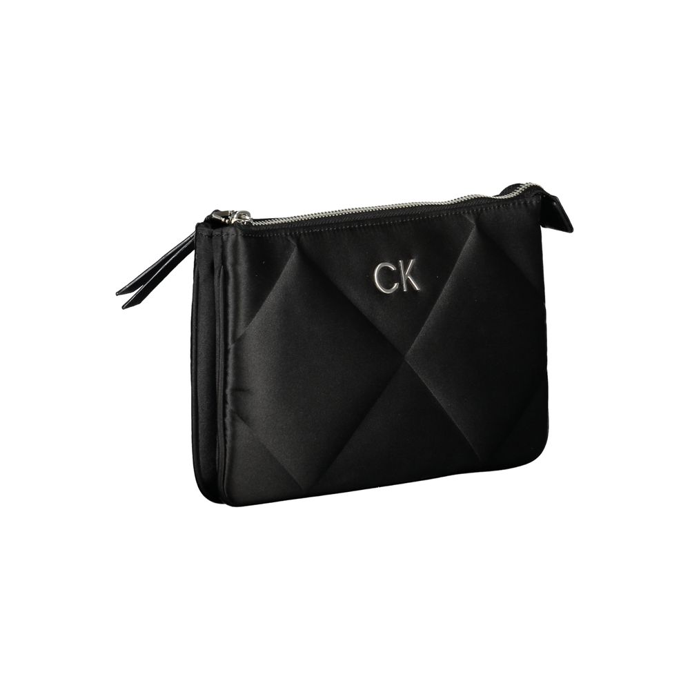 Calvin Klein Black Polyester Women Shoulder Bag