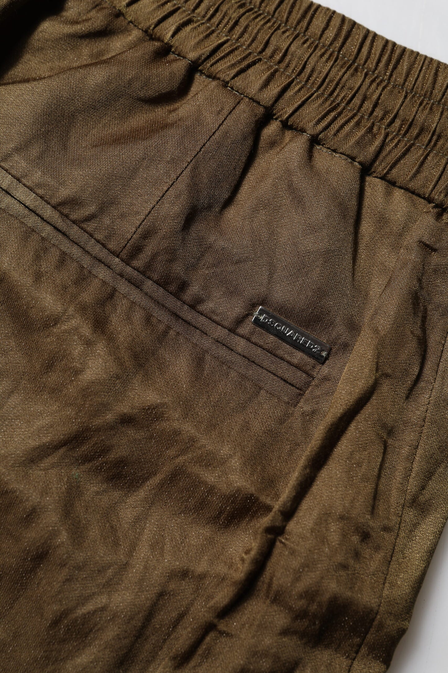 Dsquared² Brown Mid Waisted Women Sweatpants Pants