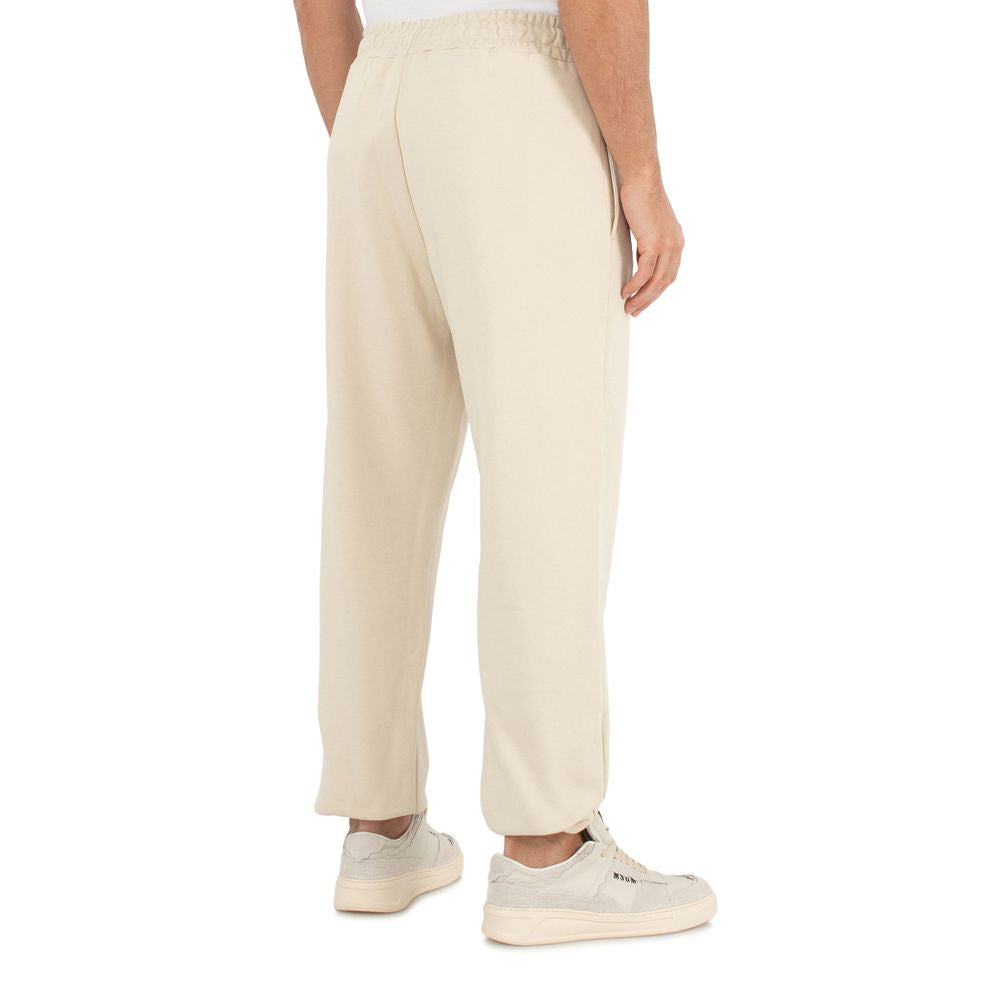 Comme Des Fuckdown Beige Cotton Men Sweatpant