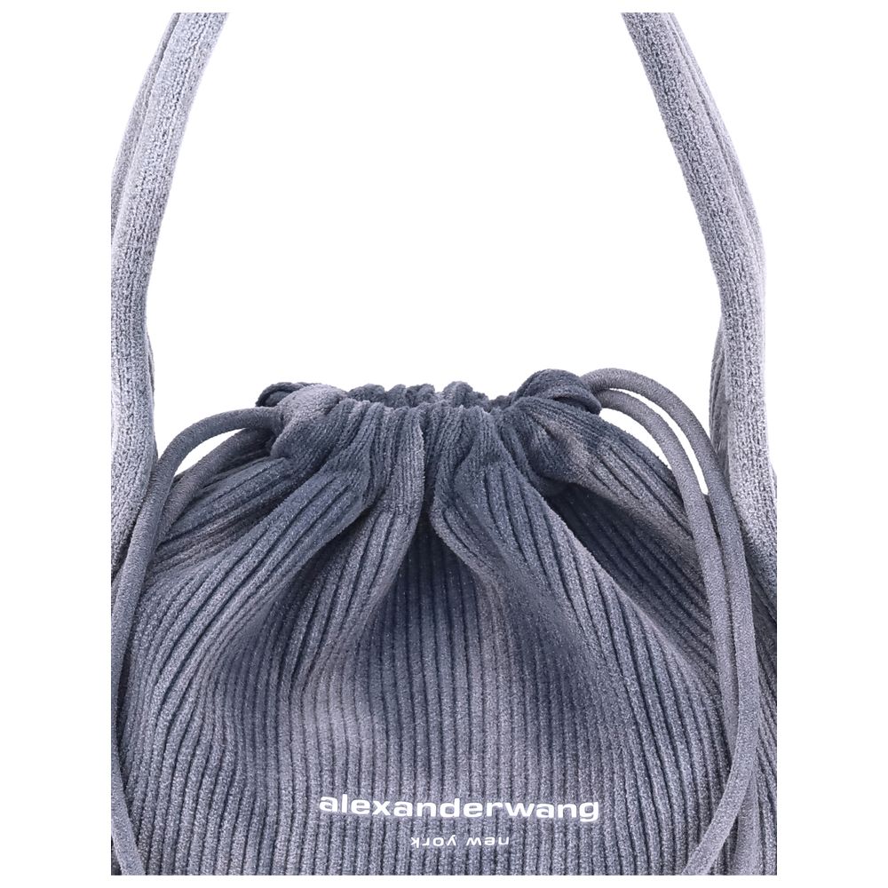 Alexander Wang Light Blue Cotton Shoulder Bag