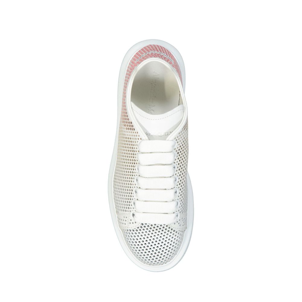 Alexander McQueen White Calfskin Chunky Sneakers