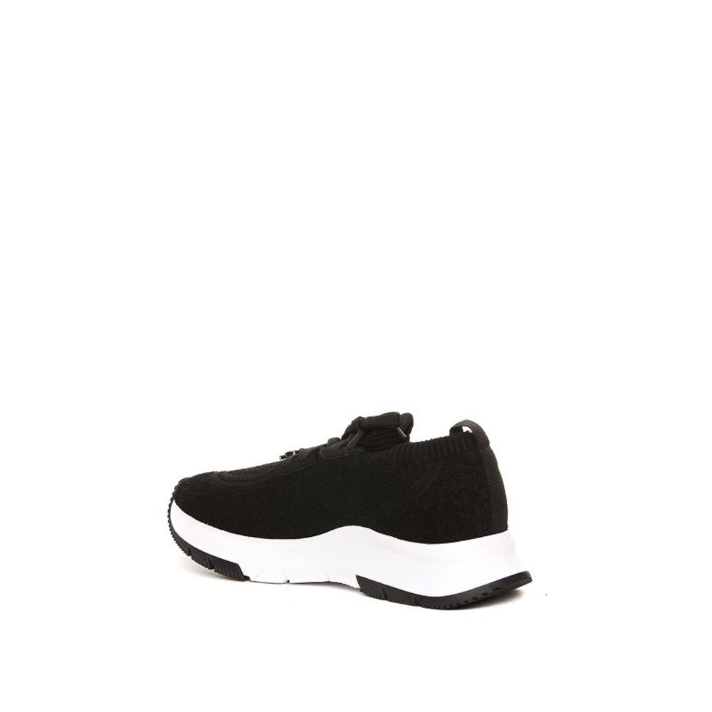 Gianvito Rossi Black Fabric Athletic Sneakers