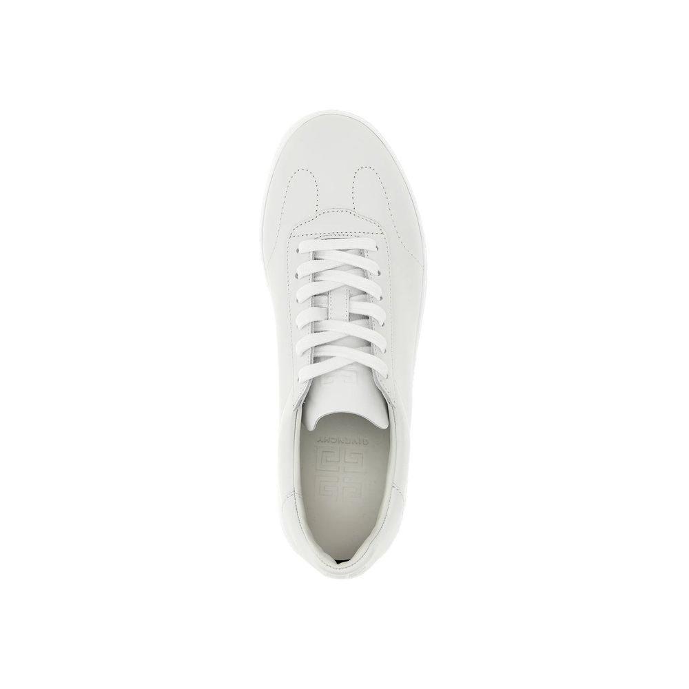 Givenchy White Calfskin Low Top Sneakers