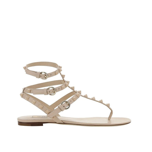 Valentino Garavani Multicolor Calfskin Flip-Flop Sandals