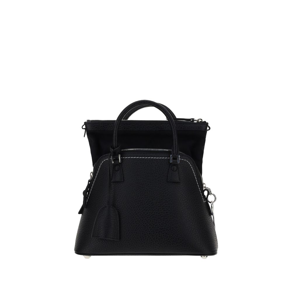 Margiela Black Calf Leather Bos Taurus Handbag