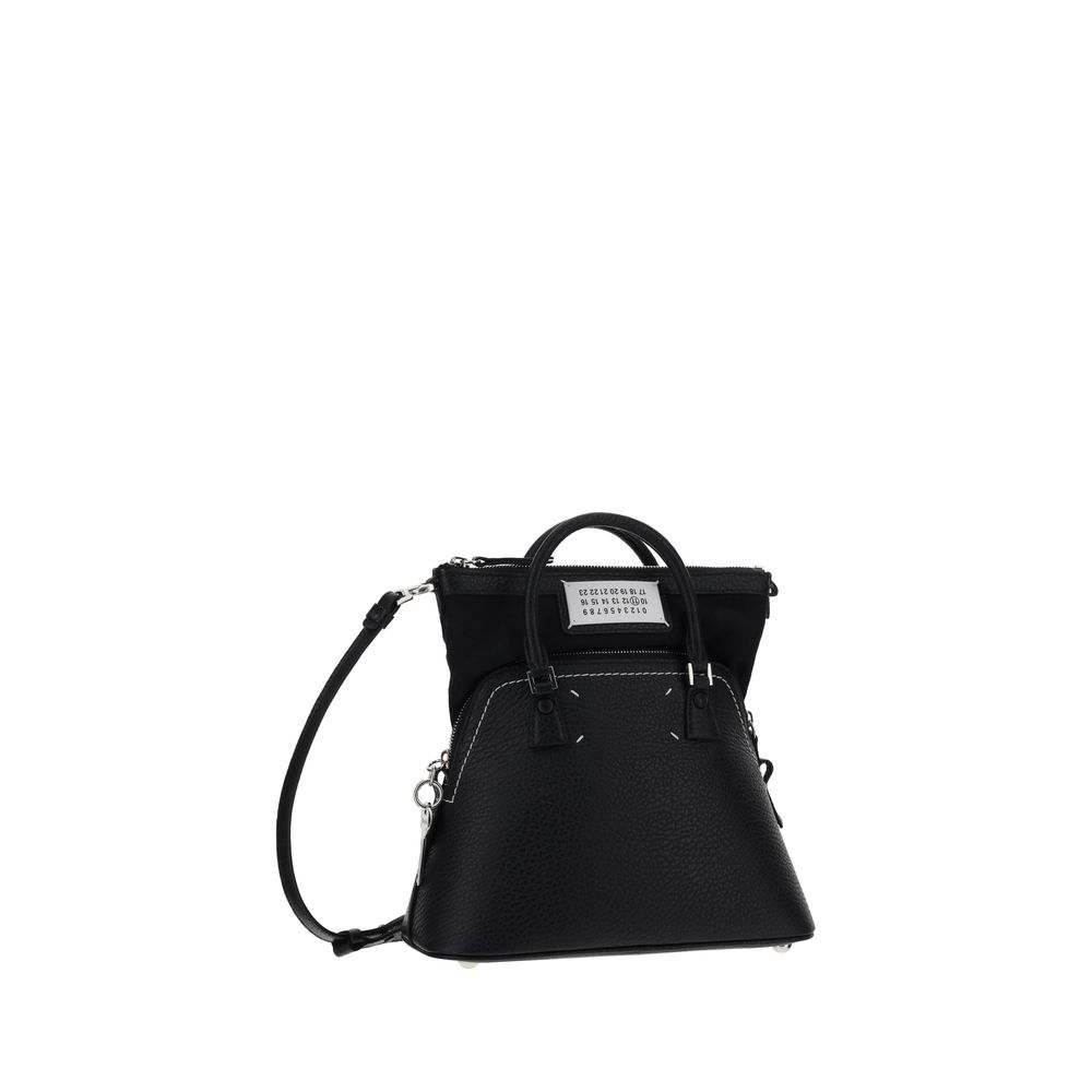 Margiela Black Calf Leather Bos Taurus Handbag