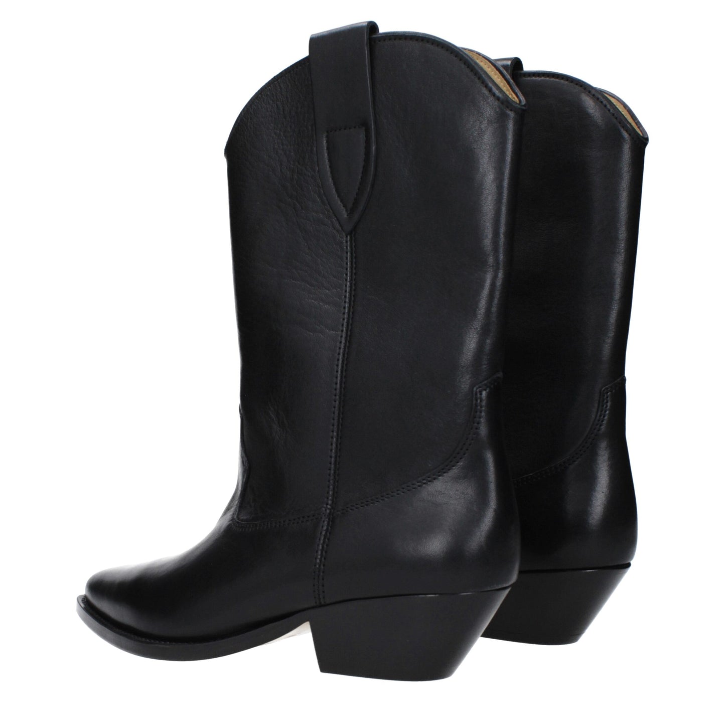 Isabel Marant Black Leather Ankle Boots
