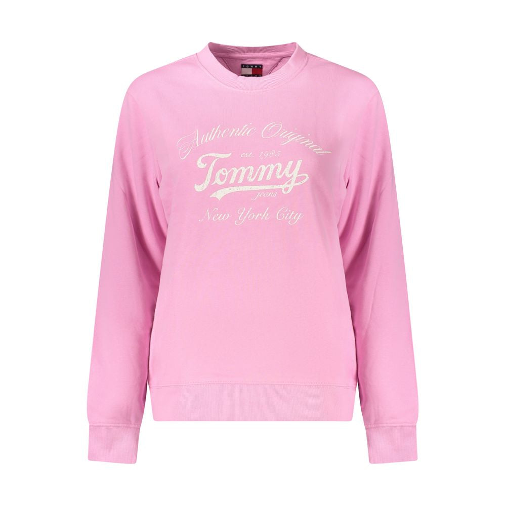 Tommy Hilfiger Pink Cotton Women Sweater