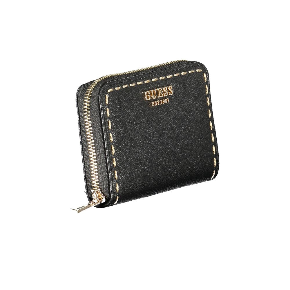 Guess Jeans Nero Poliuretano Women Wallet