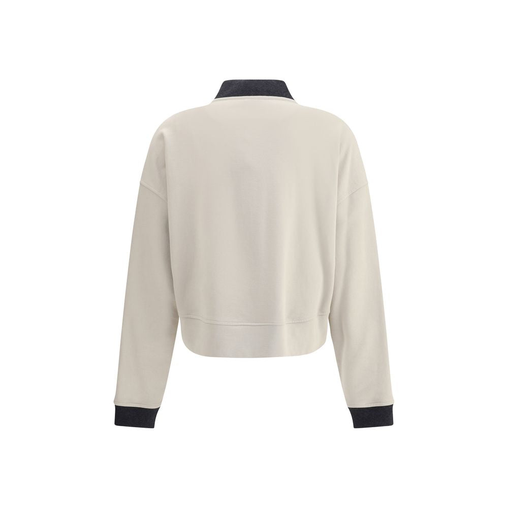 Brunello Cucinelli Gray Cotton Cardigan