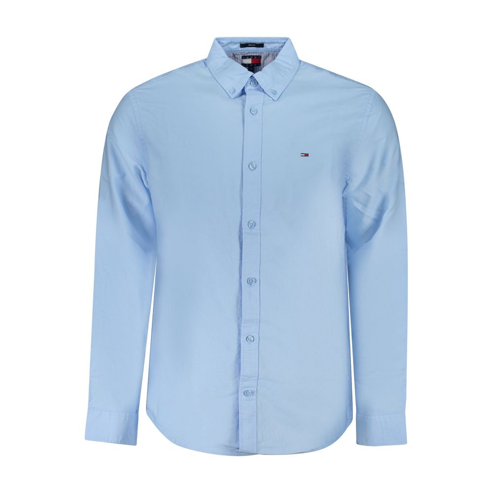 Tommy Hilfiger Blue Cotton Men Shirt