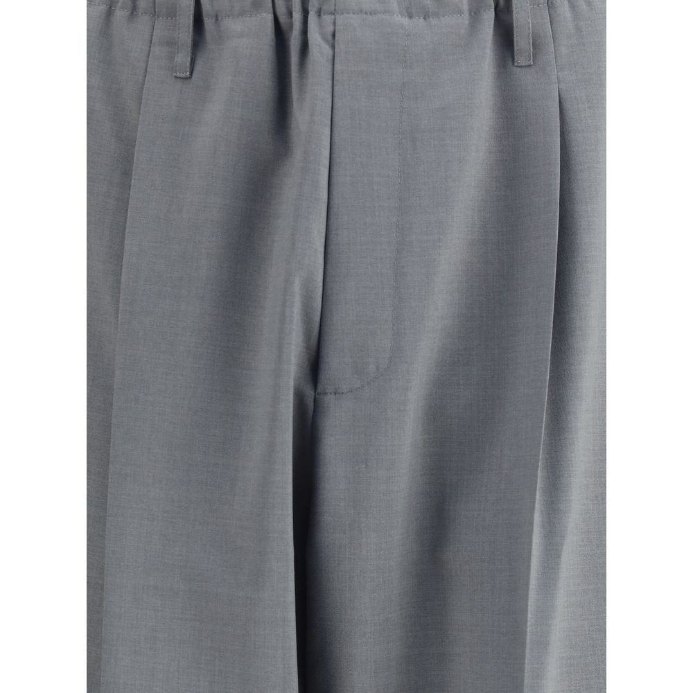 Magliano Gray Polyester Casual Pants