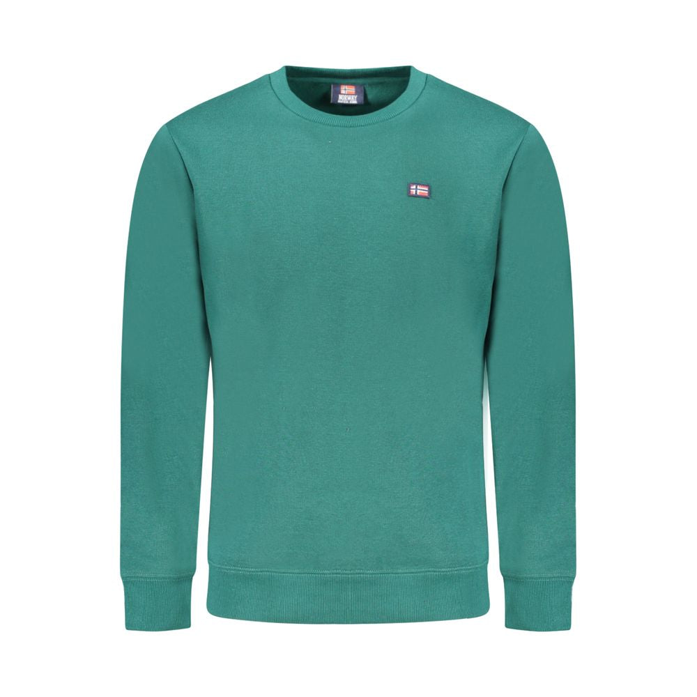 Norway 1963 Green Cotton Men Sweater