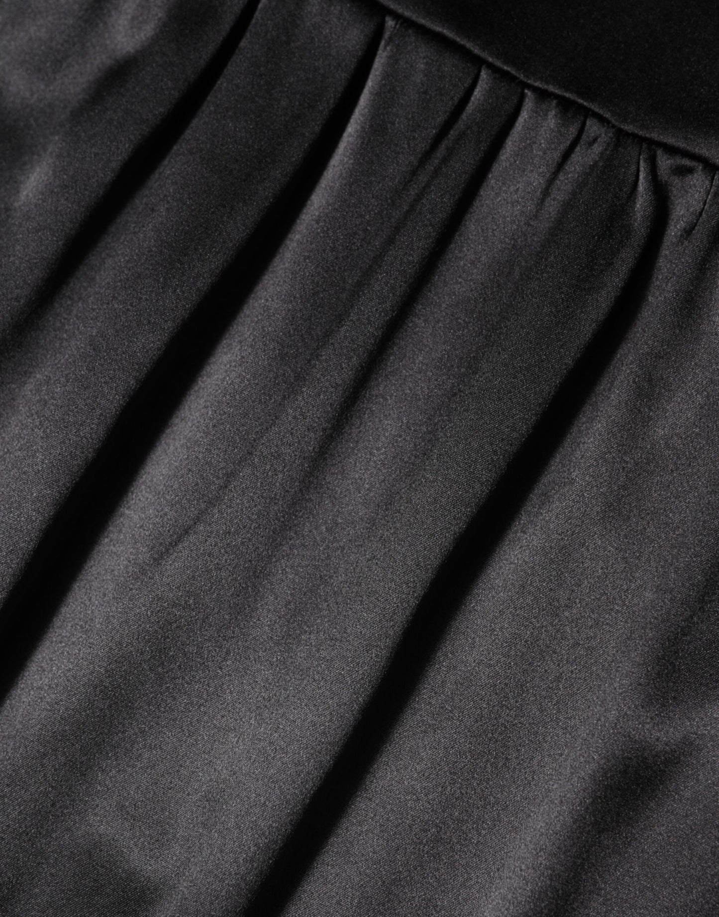 Dolce & Gabbana Black Silk Blend Lace Trim Sleeveless Mini Dress