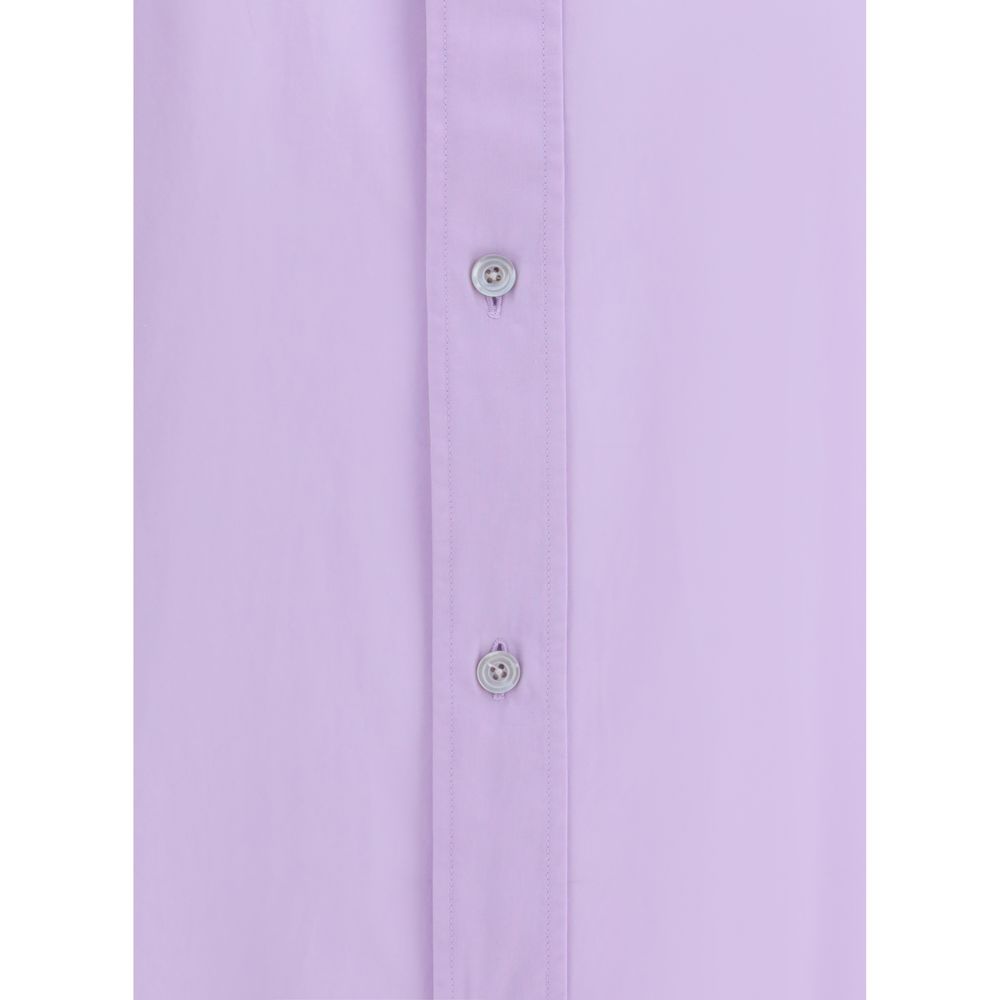 Tom Ford Purple Cotton Dress Shirt