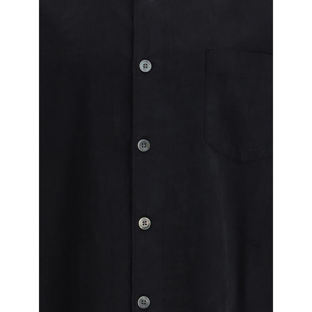 Our Legacy Black Cotton Dress Shirt
