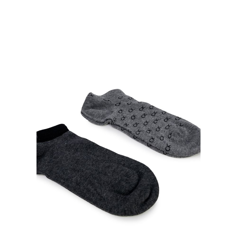 Calvin Klein Gray Elastane Socks