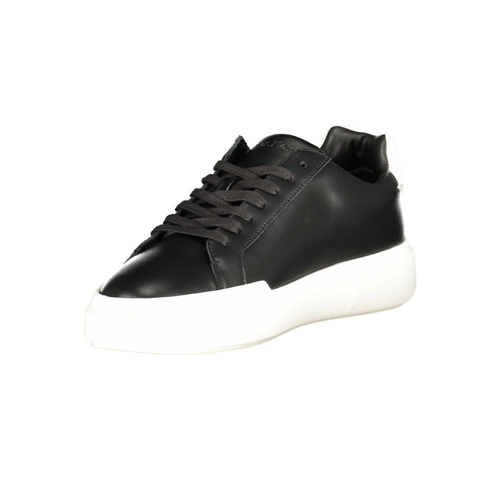Calvin Klein Black Leather Men Sneaker