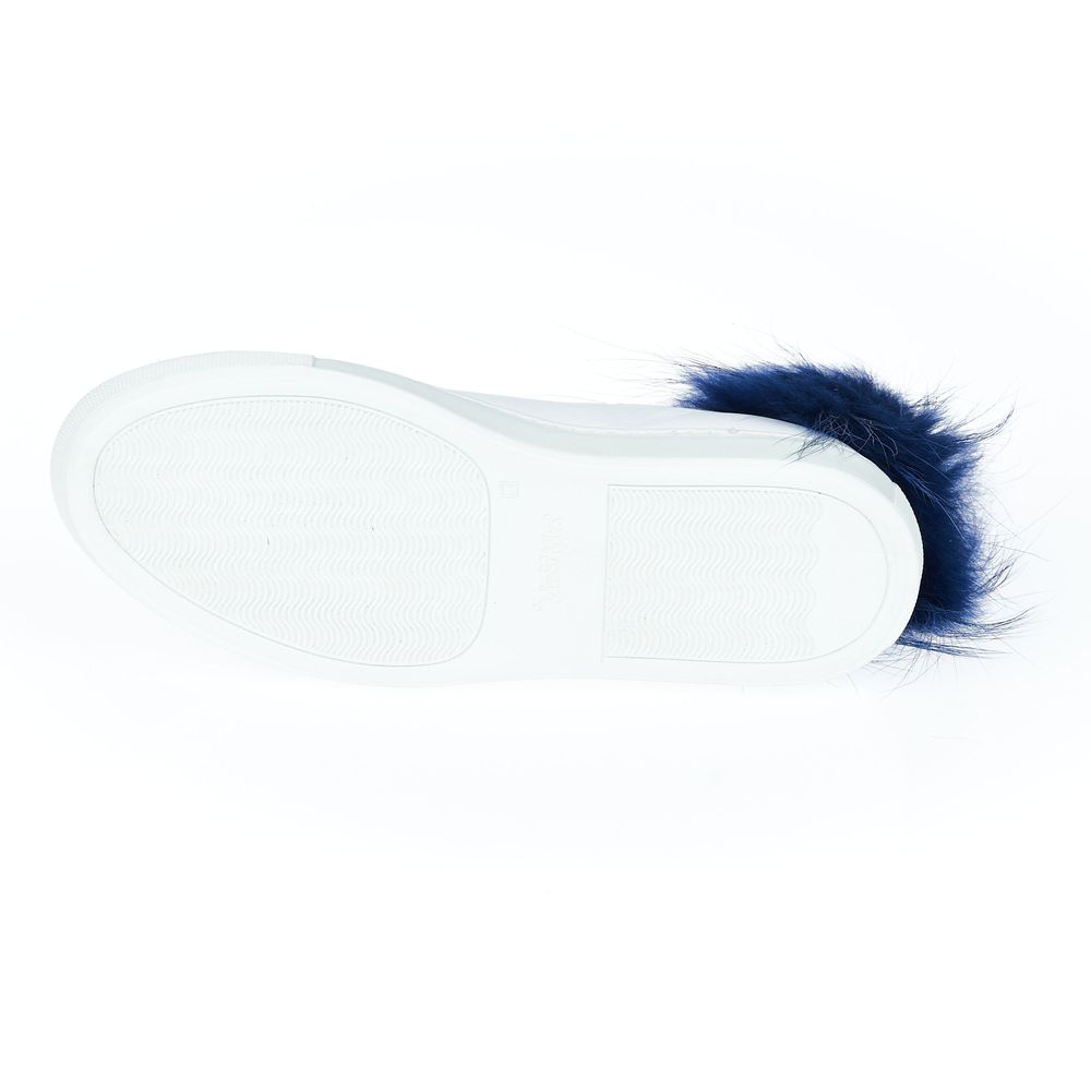 Mr&Mrs Italy White Leather Women Sneaker