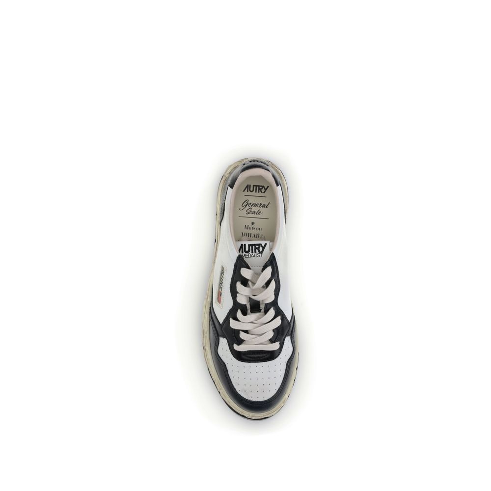 Autry Cream Leather Athletic Sneakers