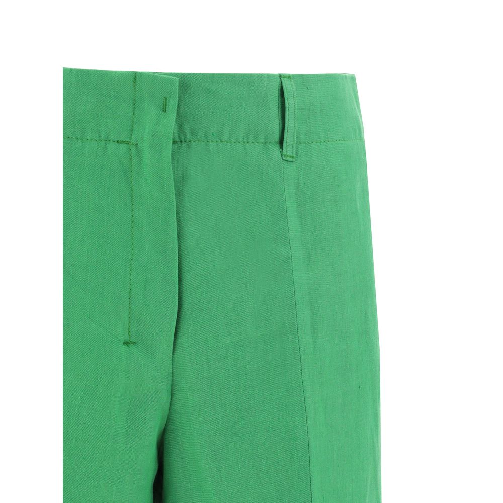 Max Mara Bicolor Linen Casual Pants