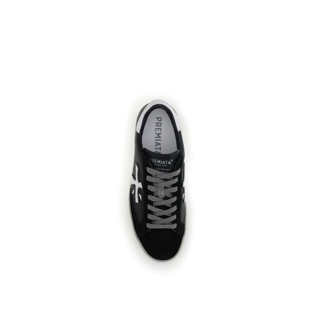 Premiata Black Rubber Low Top Sneakers