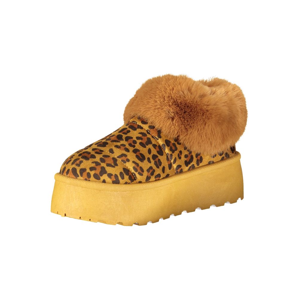 Laura Biagiotti Brown Polyester Women Sneaker